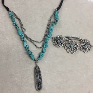 Lucky brand necklace and bracelet